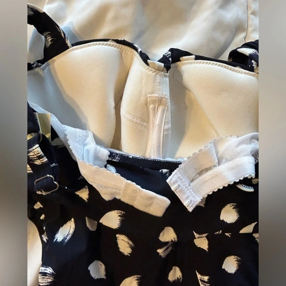 🆕 Profile by Gottex Underwire Tankini Top 32F swimsuit bathing suit - Picture 7 of 10